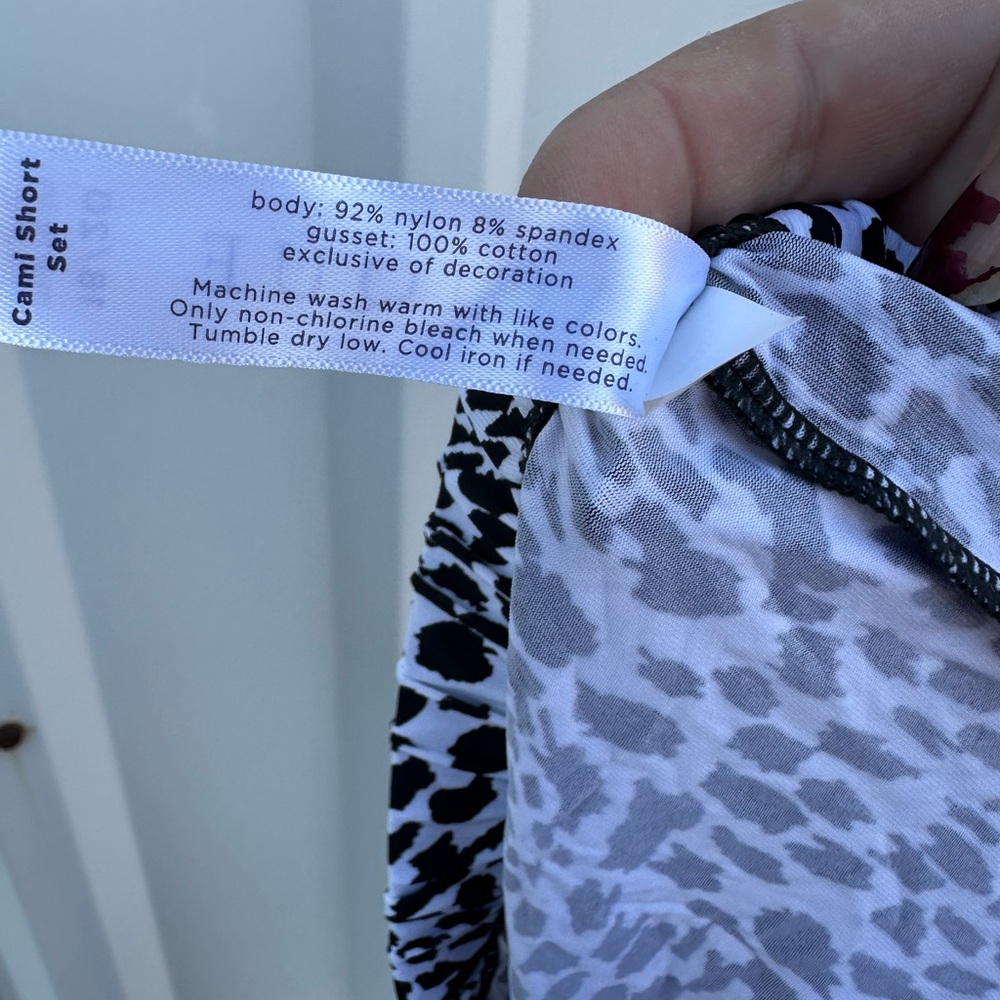 NWT Cacique Micro Tie Cami & Short Set - Picture 10 of 16